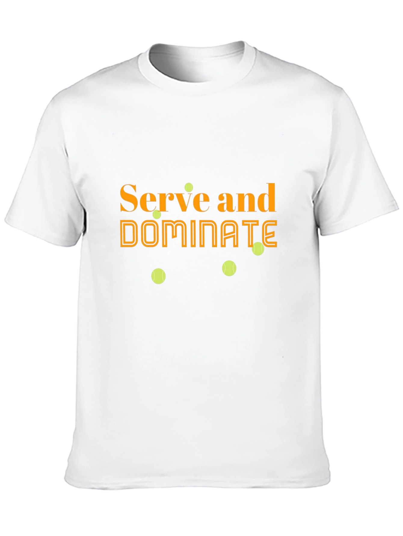Serve and Dominate Black T-Shirt