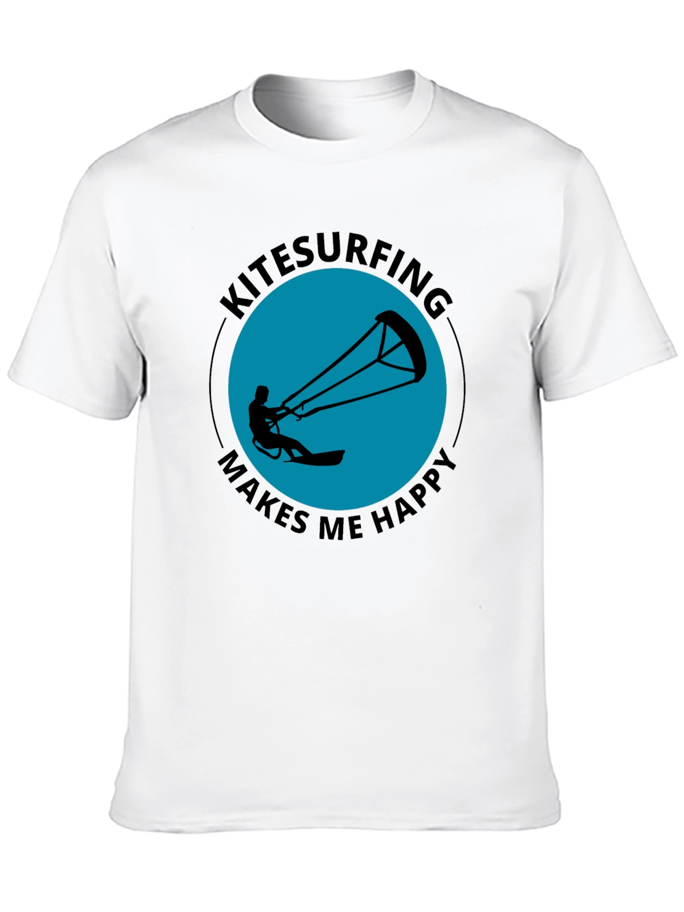 Kitesurfing Makes Me Happy Graphic Tee
