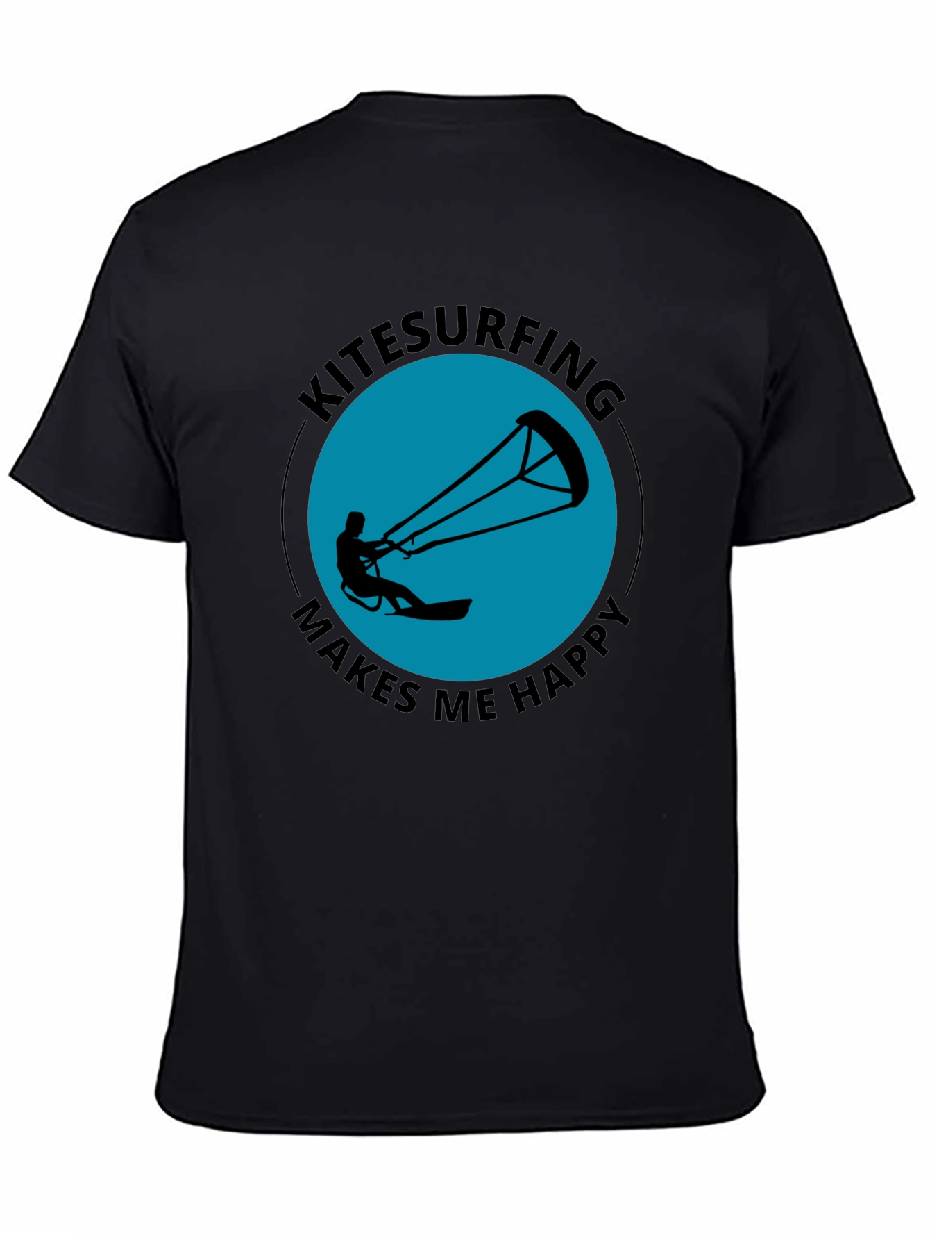 Kitesurfing Makes Me Happy Graphic Tee