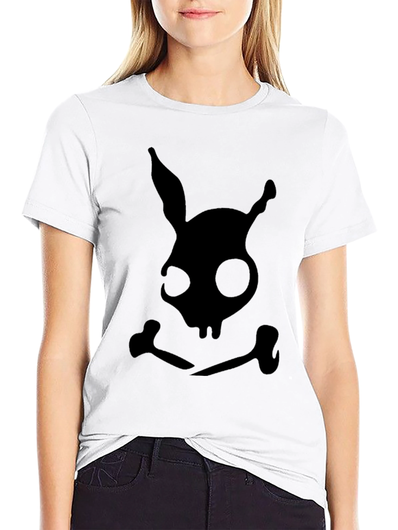 Skull Bunny T-Shirt - Edgy & Unique Design