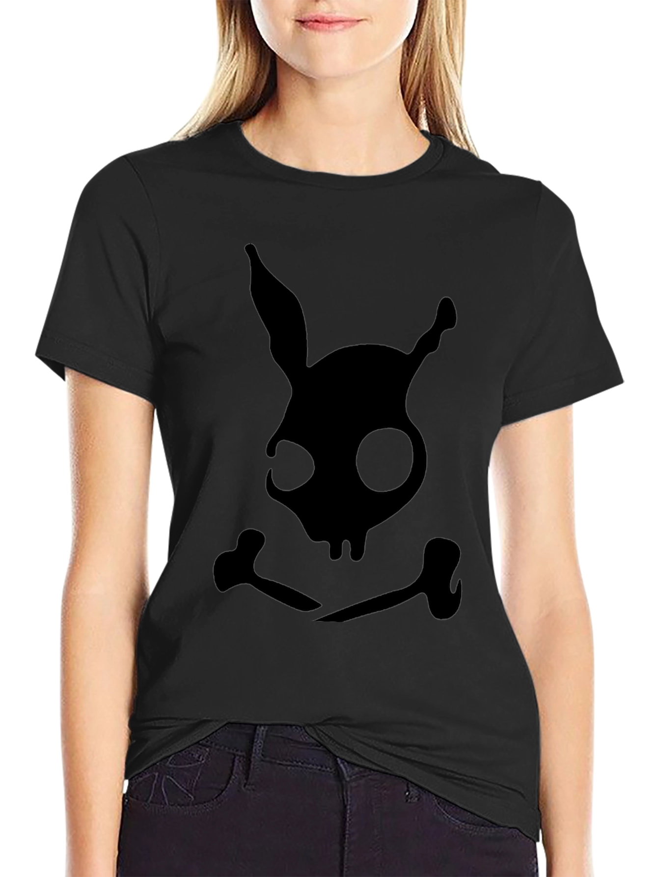 Skull Bunny T-Shirt - Edgy & Unique Design