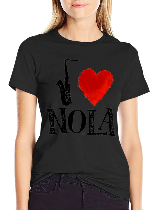 I Saxophone Heart NOLA T-Shirt - New Orleans Tee