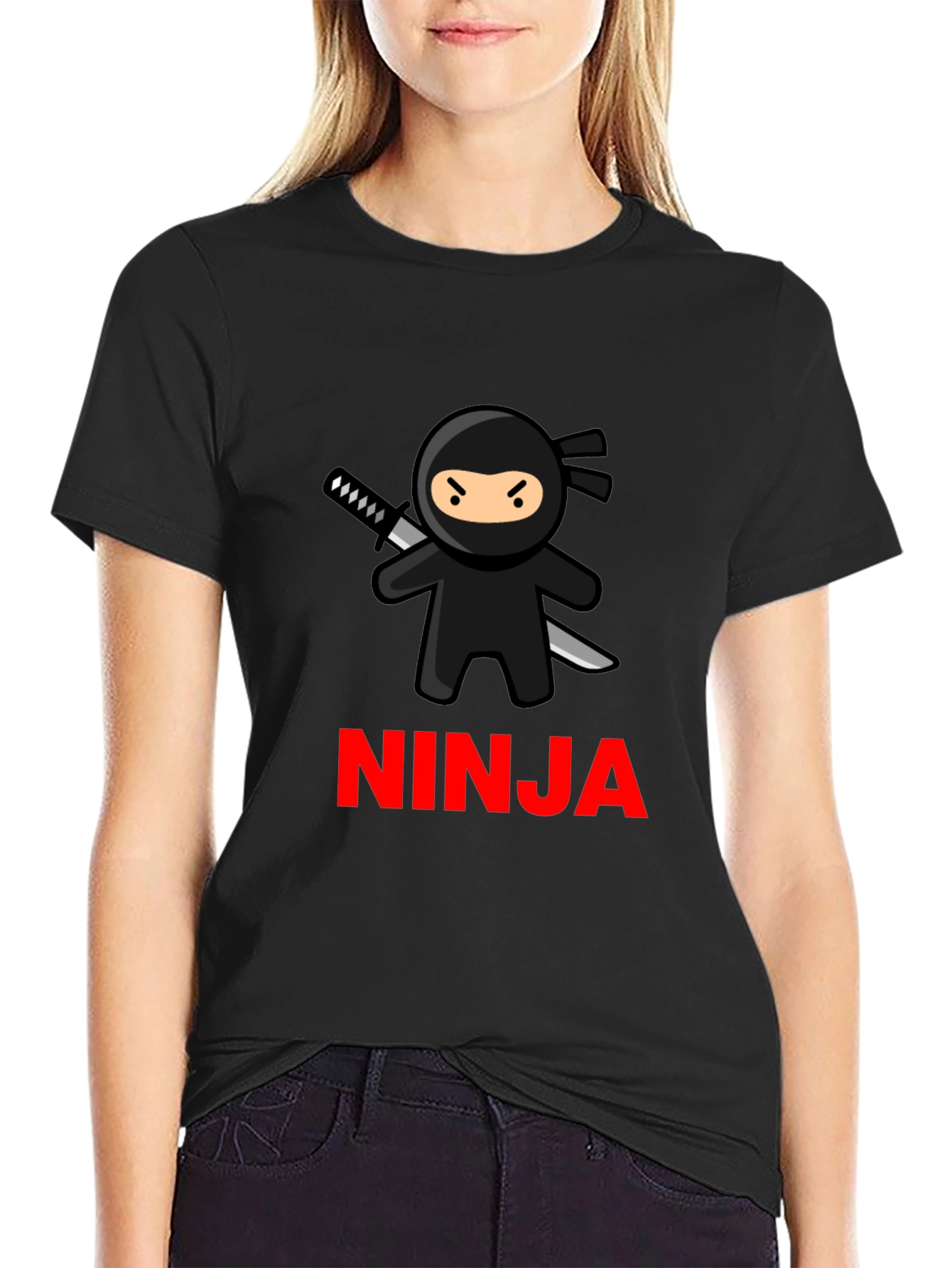 Ninja Graphic T-Shirt - Cool Cartoon Tee