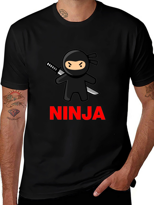 Ninja Graphic T-Shirt - Cool Cartoon Tee