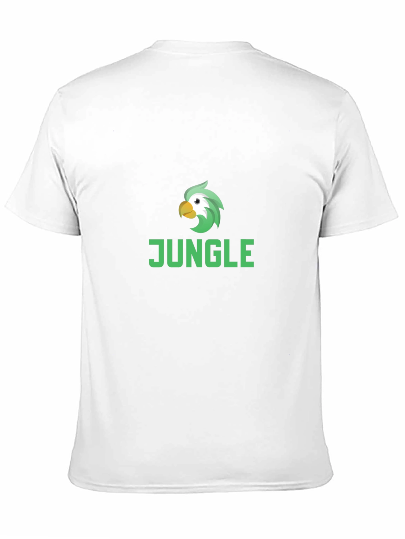 Jungle Parrot Graphic Tee - Cool Bird Design