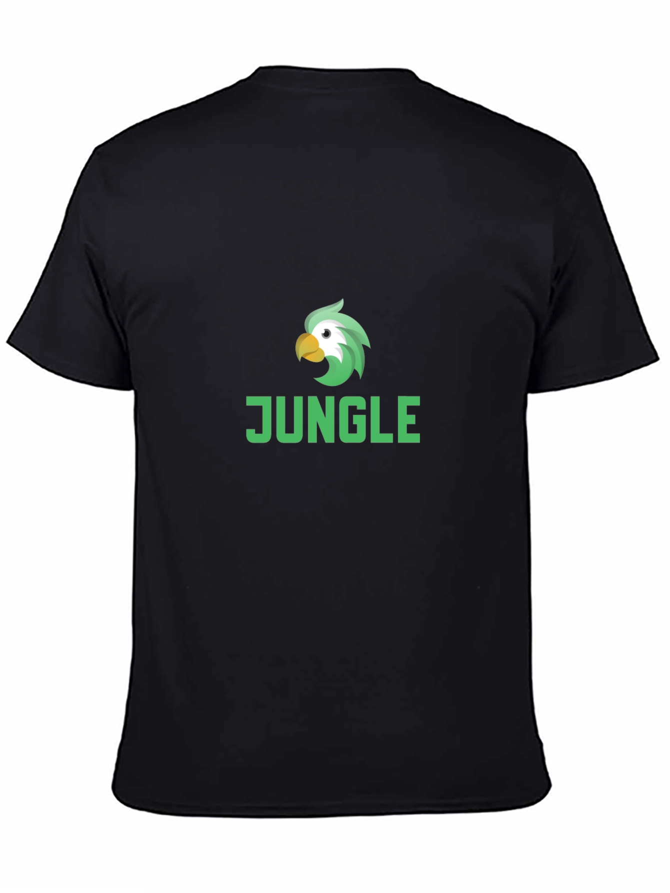 Jungle Parrot Graphic Tee - Cool Bird Design