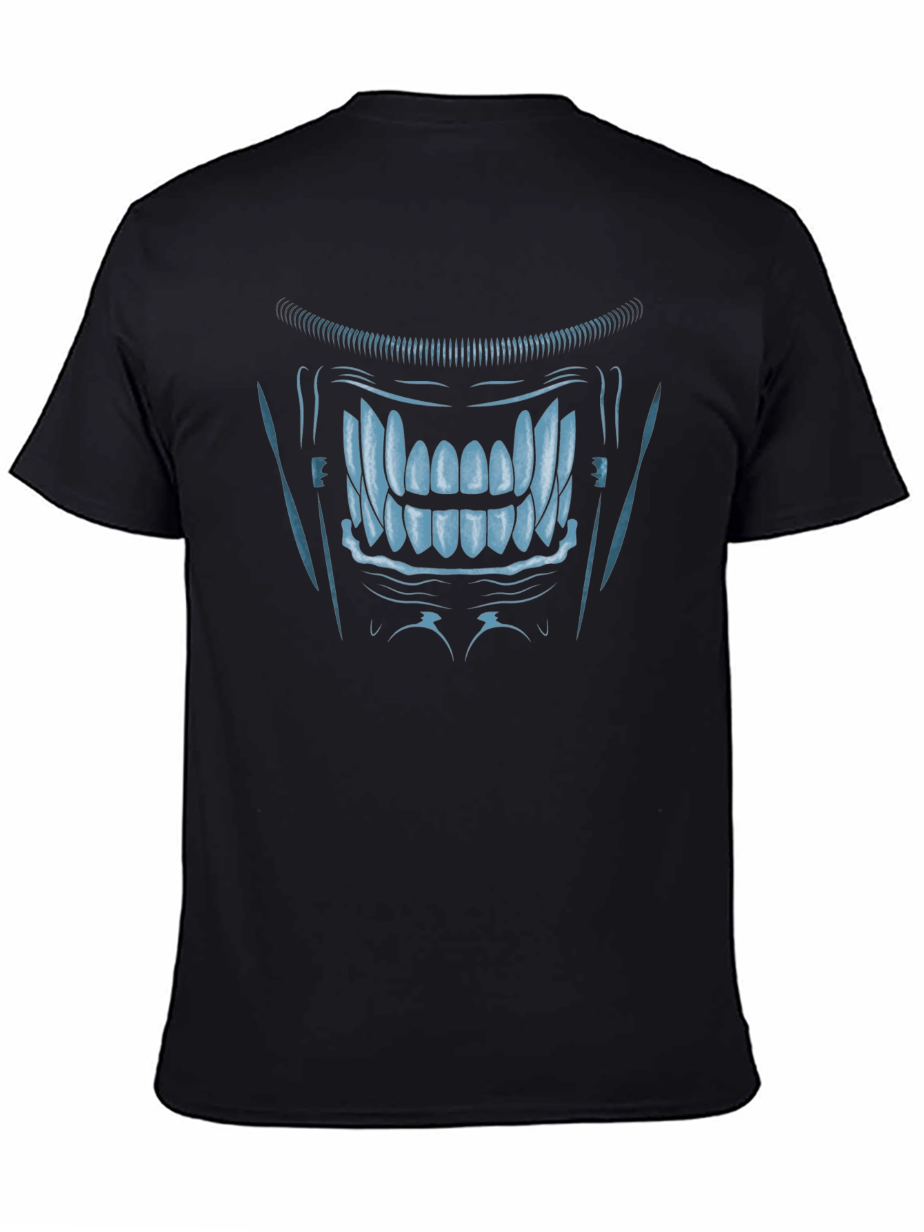 Monster Grin Graphic Tee - Cool Black T-Shirt