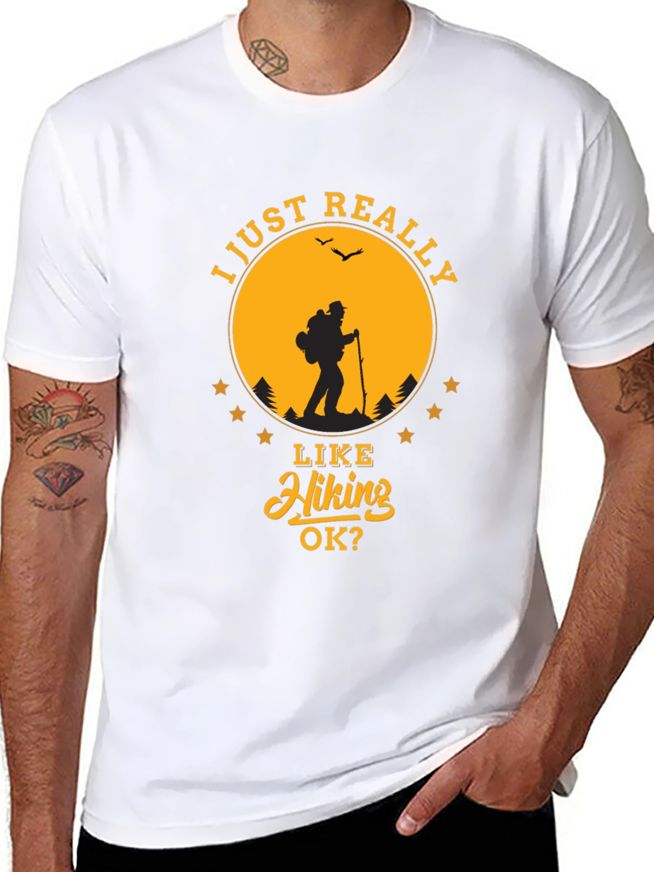 Hiking Lovers Graphic T-Shirt