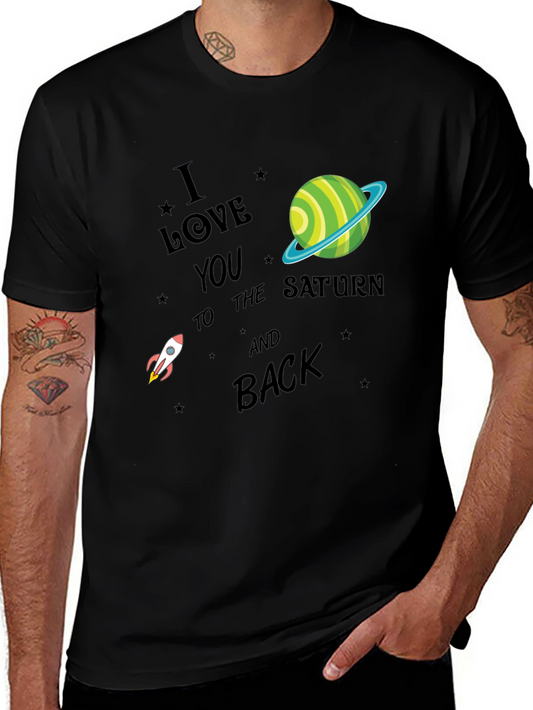 I Love You To The Saturn and Back Graphic Tee