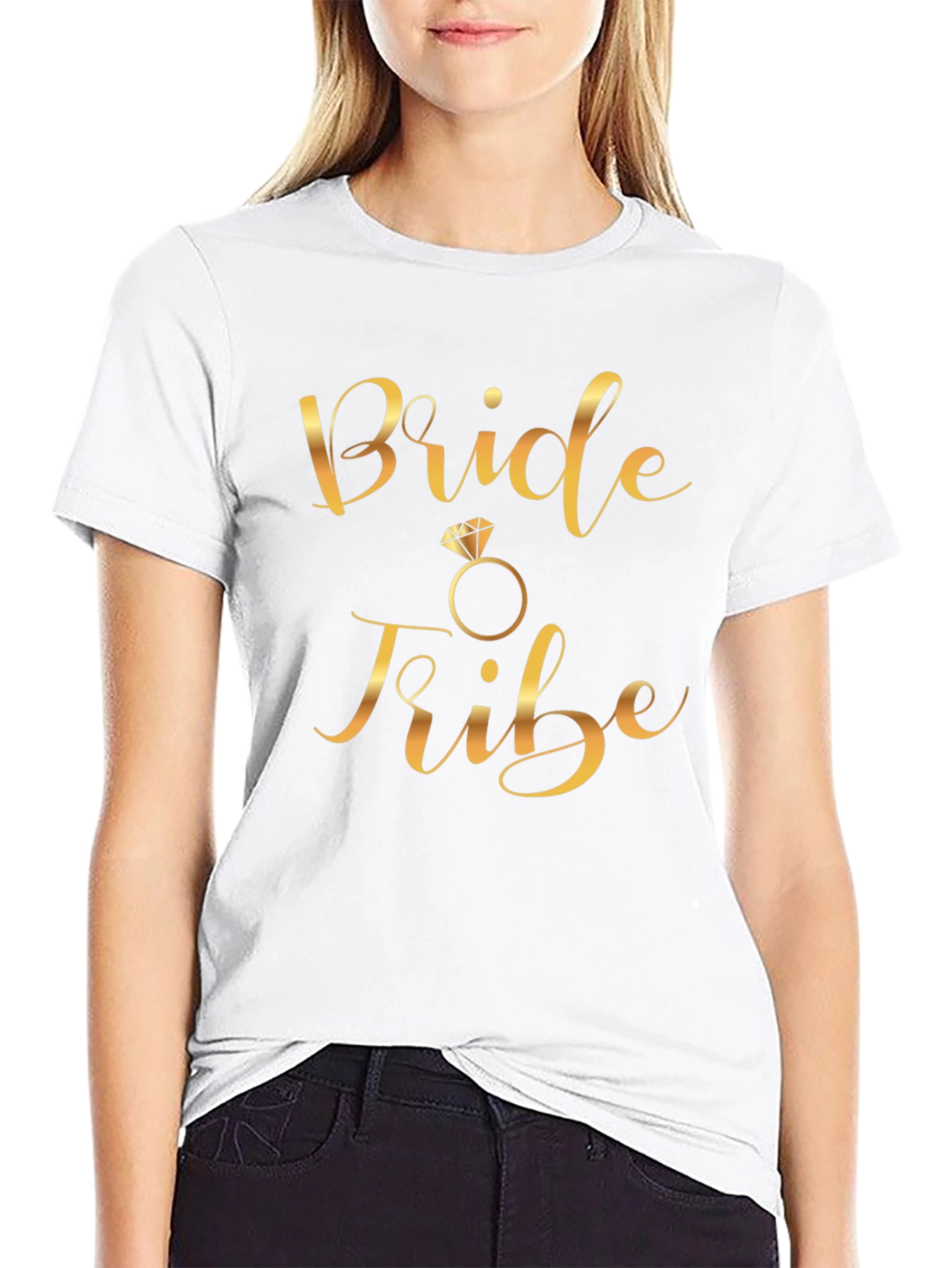 Bride Tribe Black T-Shirt | Wedding Party Apparel