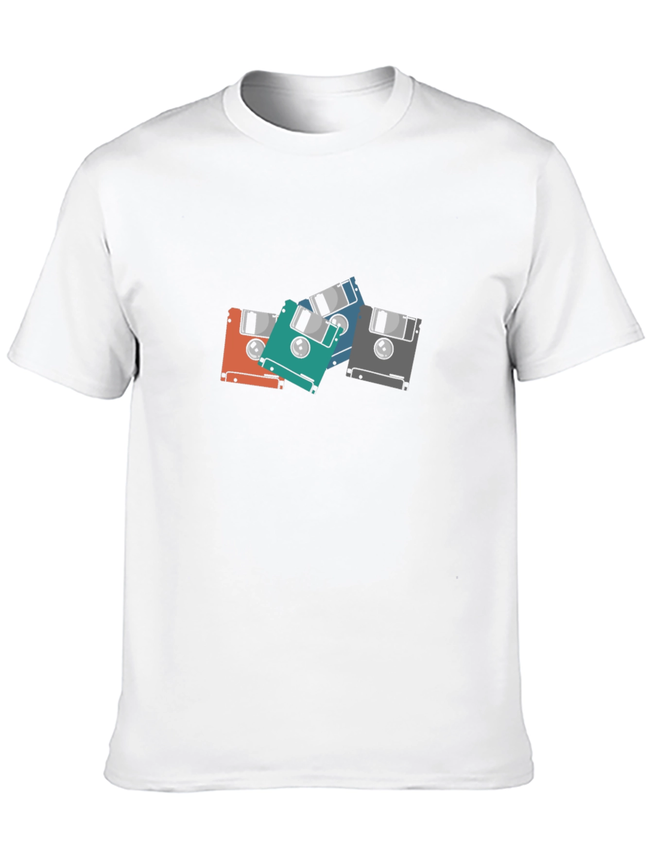 Retro Floppy Disk T-Shirt - Geek Chic Tee