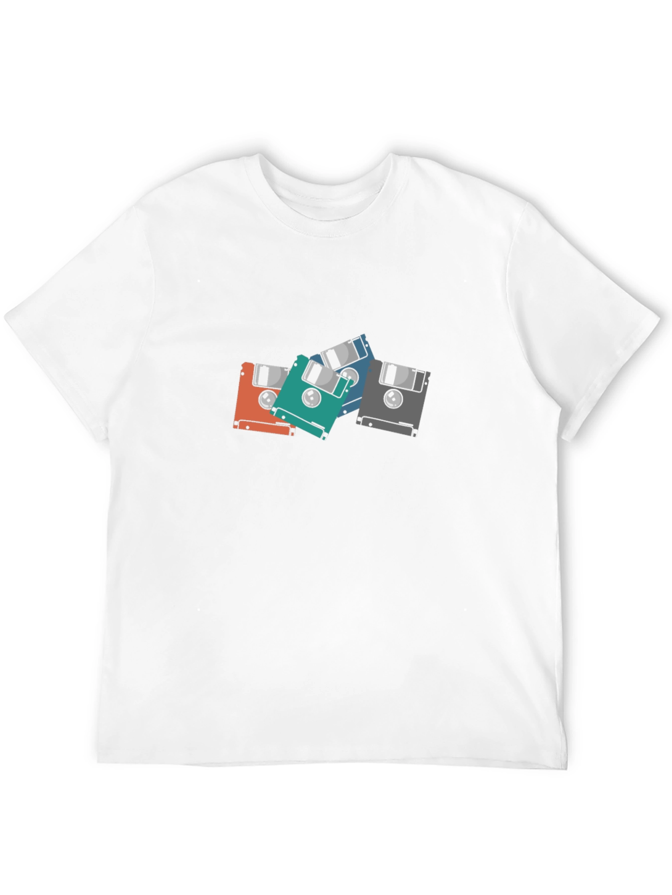 Retro Floppy Disk T-Shirt - Geek Chic Tee