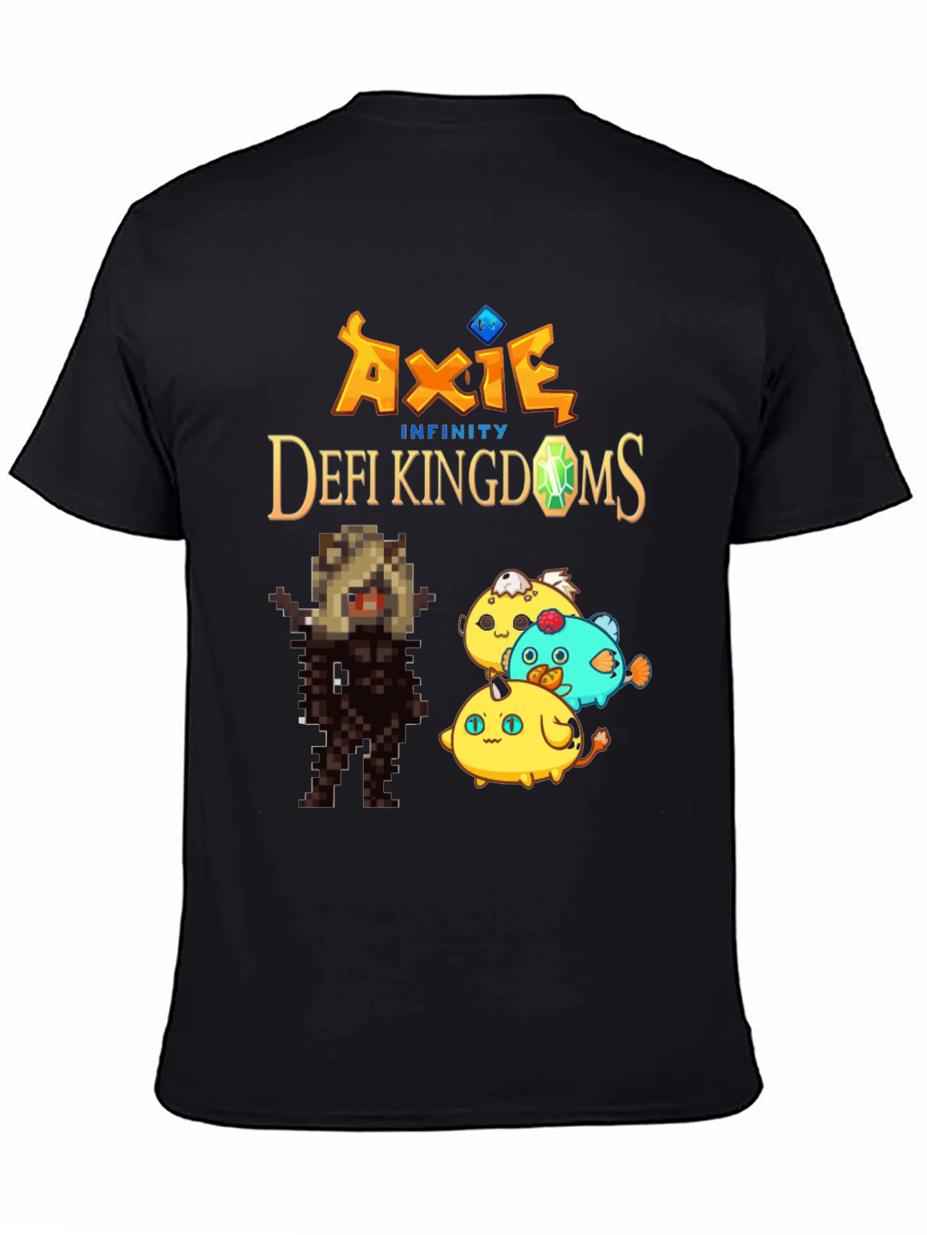 Axie Infinity & DeFi Kingdoms Black T-Shirt