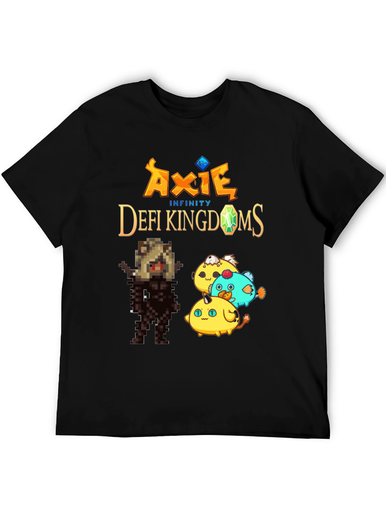 Axie Infinity & DeFi Kingdoms Black T-Shirt