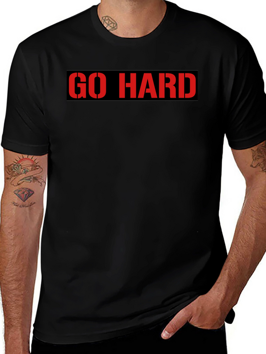 Go Hard Graphic Tee - Black