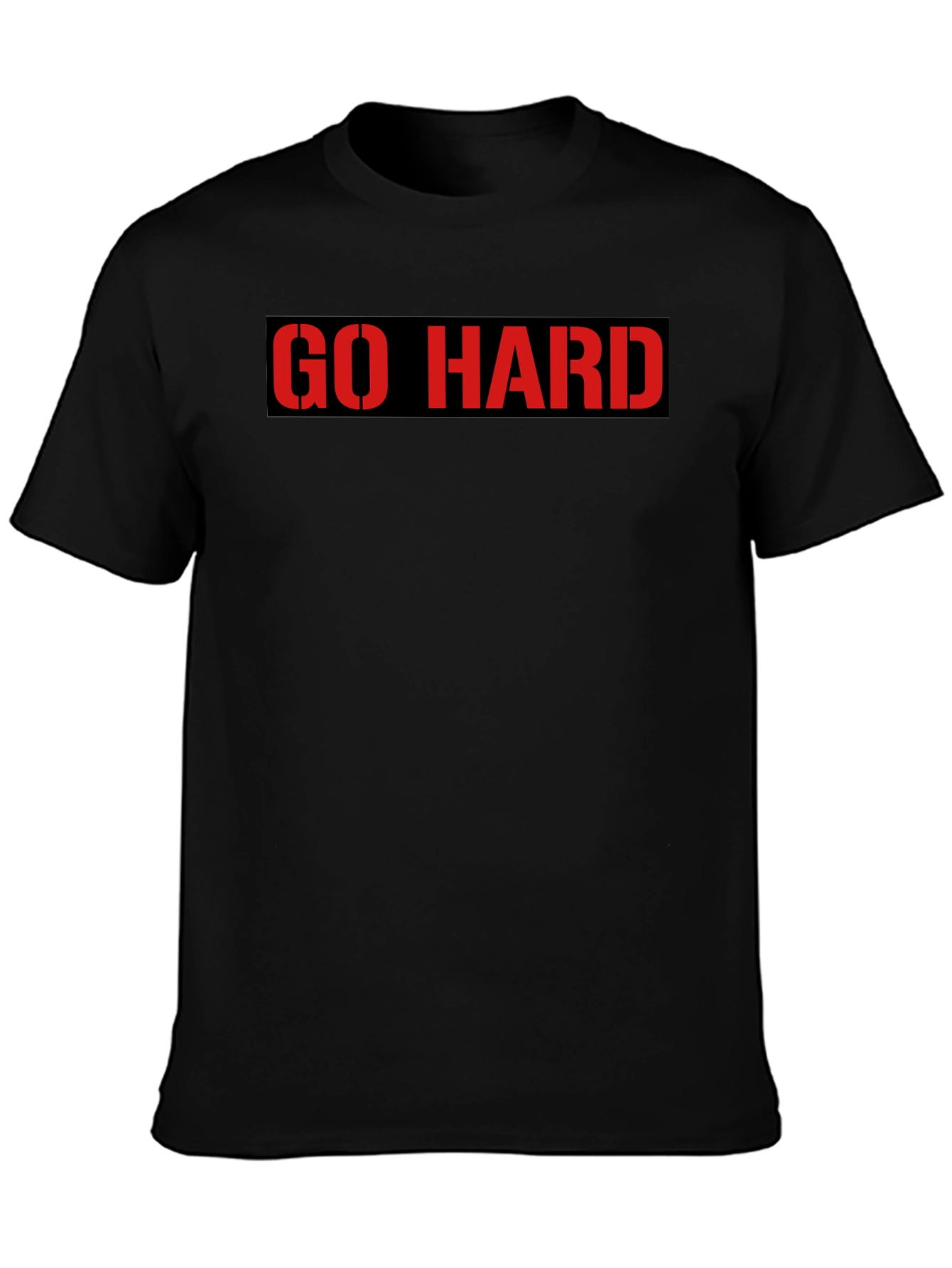 Go Hard Graphic Tee - Black