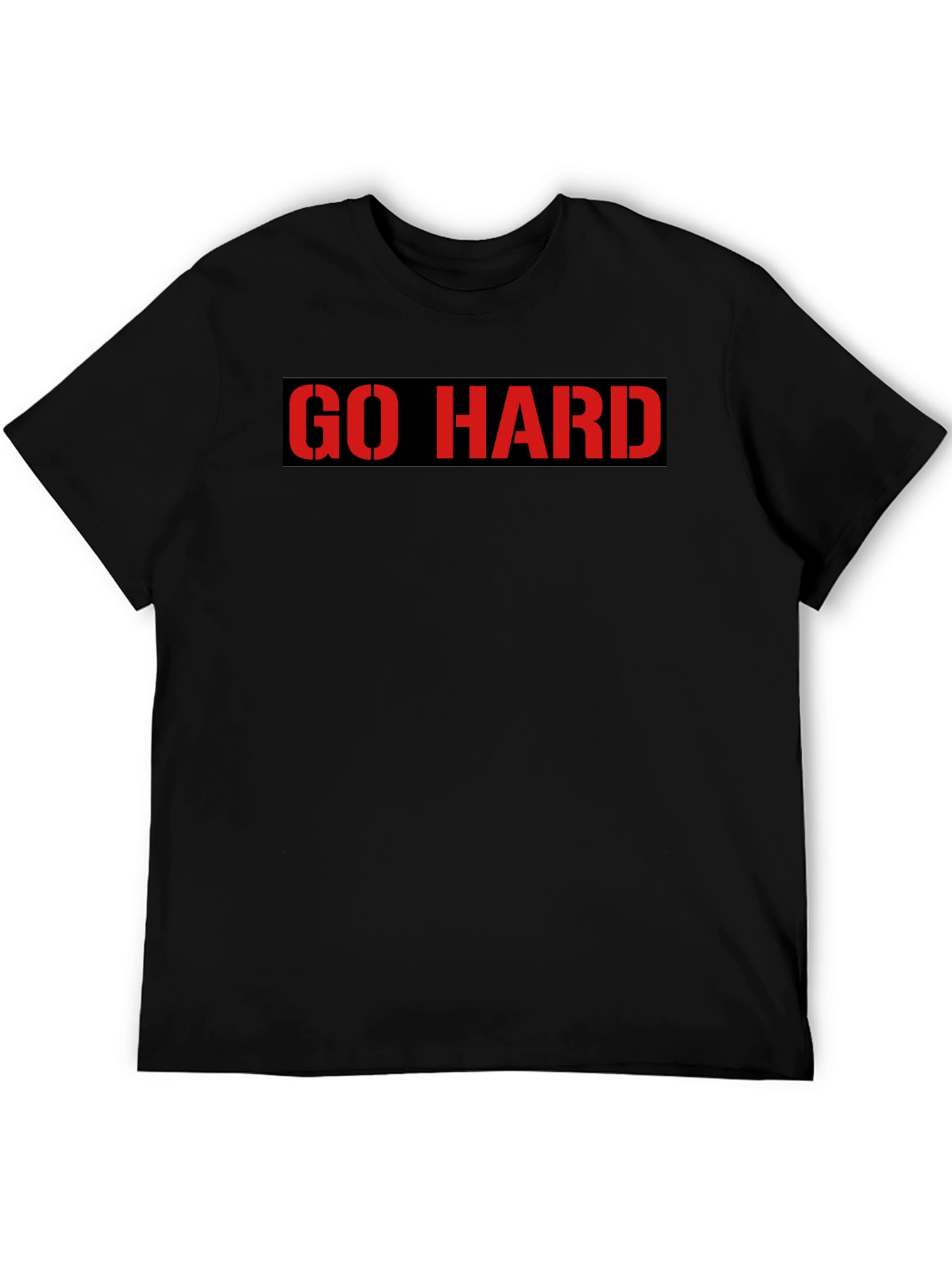 Go Hard Graphic Tee - Black
