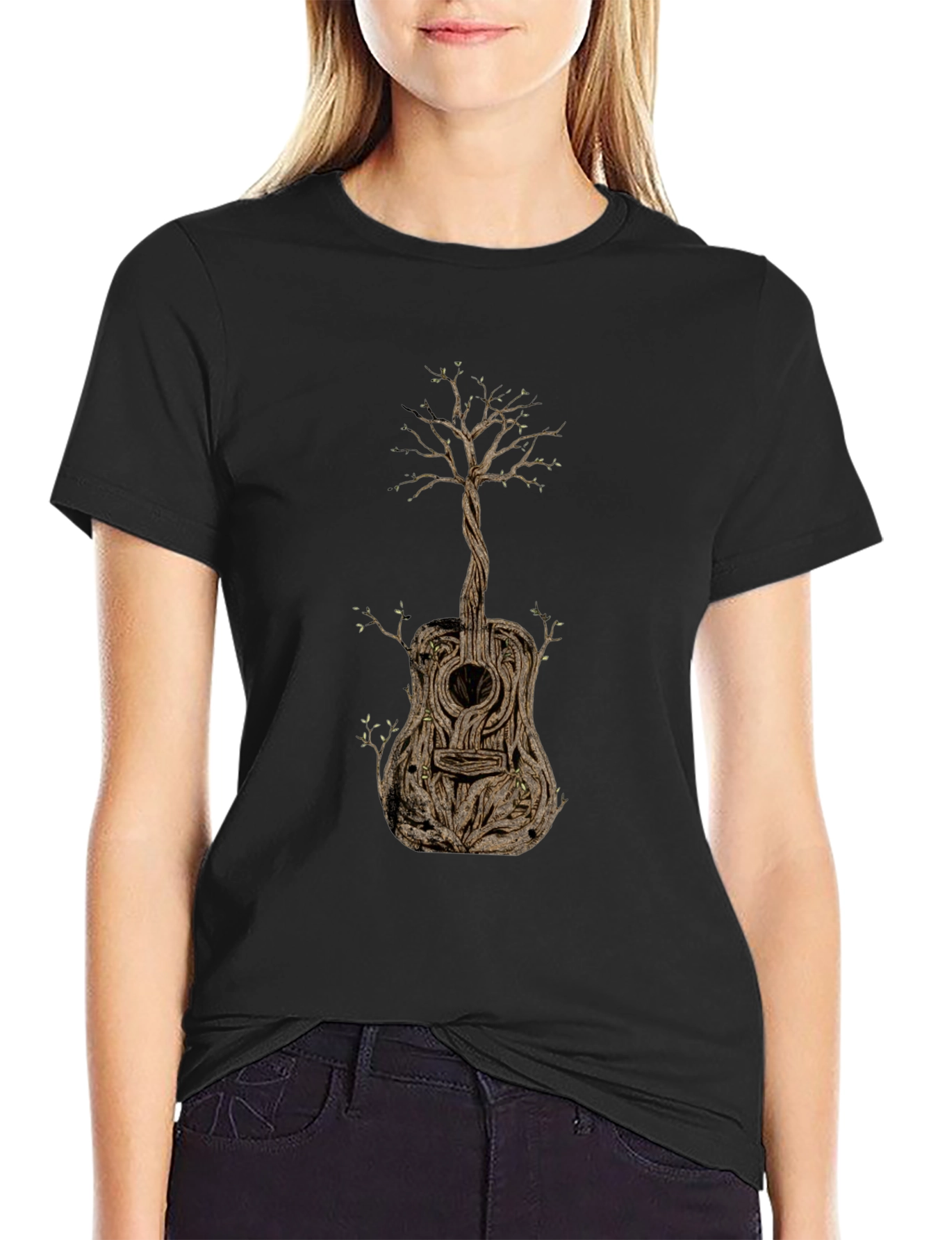 Guitar Tree Graphic T-Shirt - Music Lovers Tee