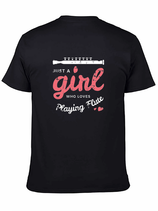 Just a Girl Who Loves Playing Flute T-Shirt