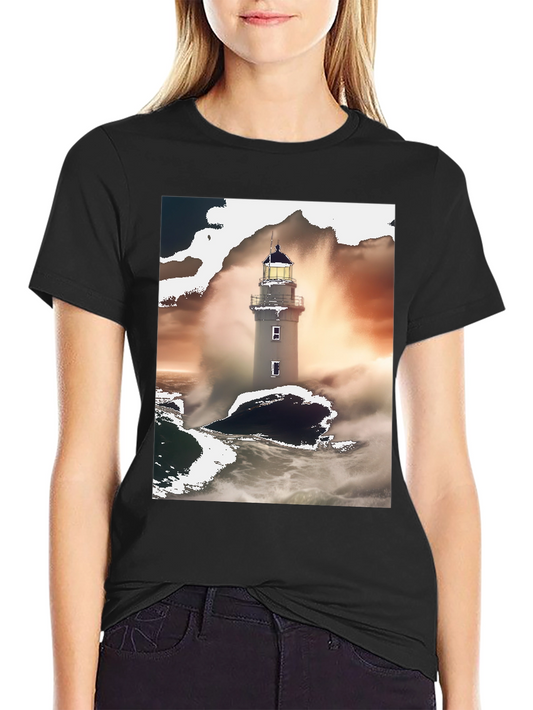 Lighthouse Graphic Tee - Coastal Style Comfort