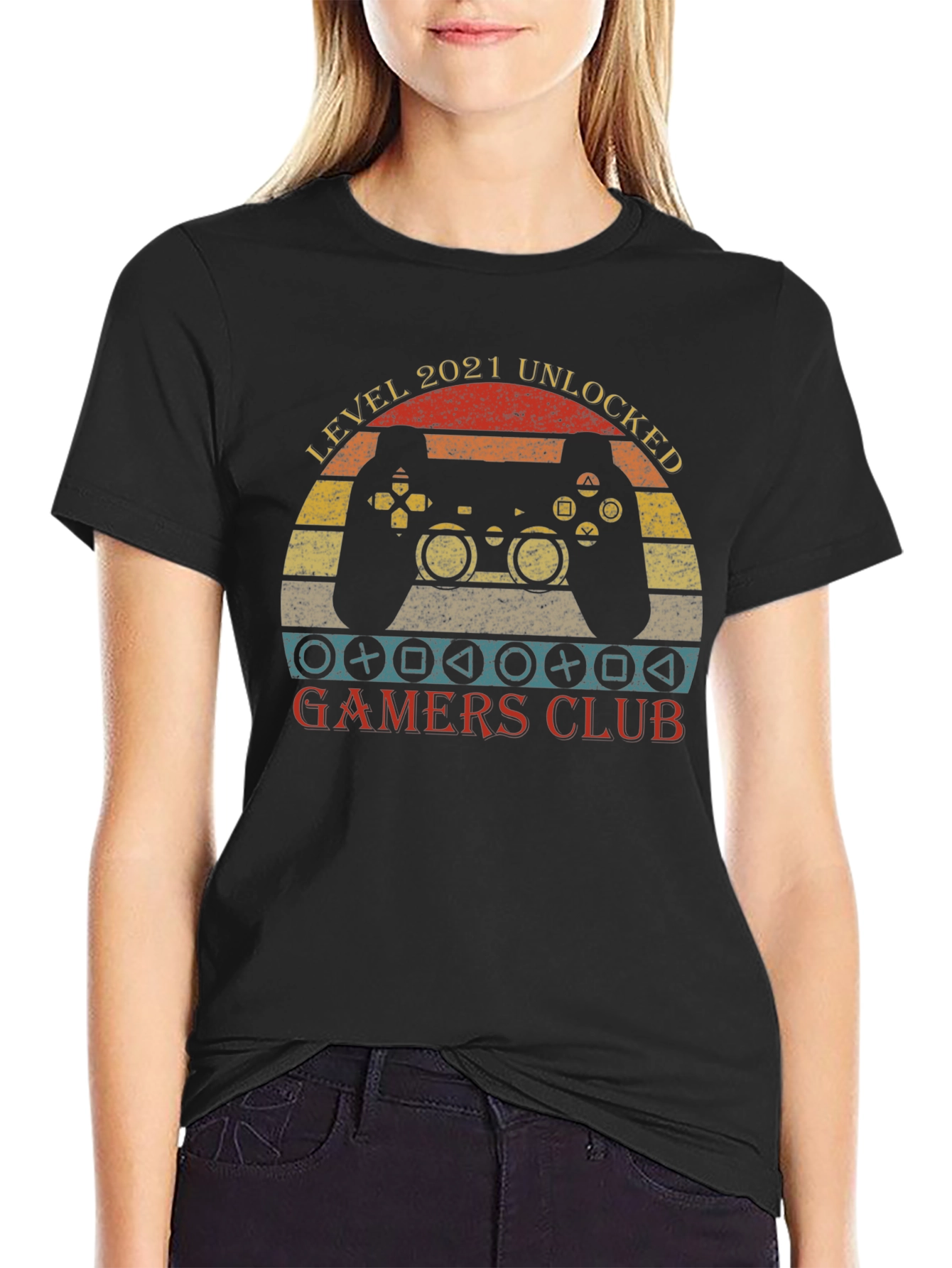 Level 2021 Unlocked Gamers Club T-Shirt