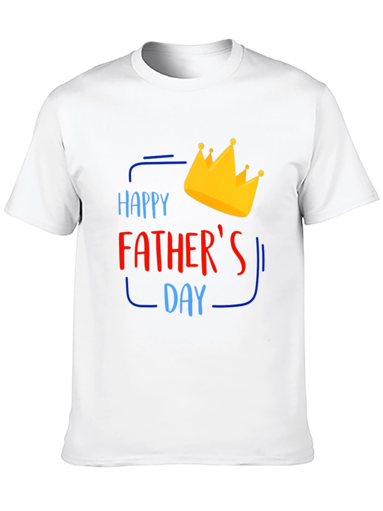 Happy Fathers Day T-Shirt - King Crown Design