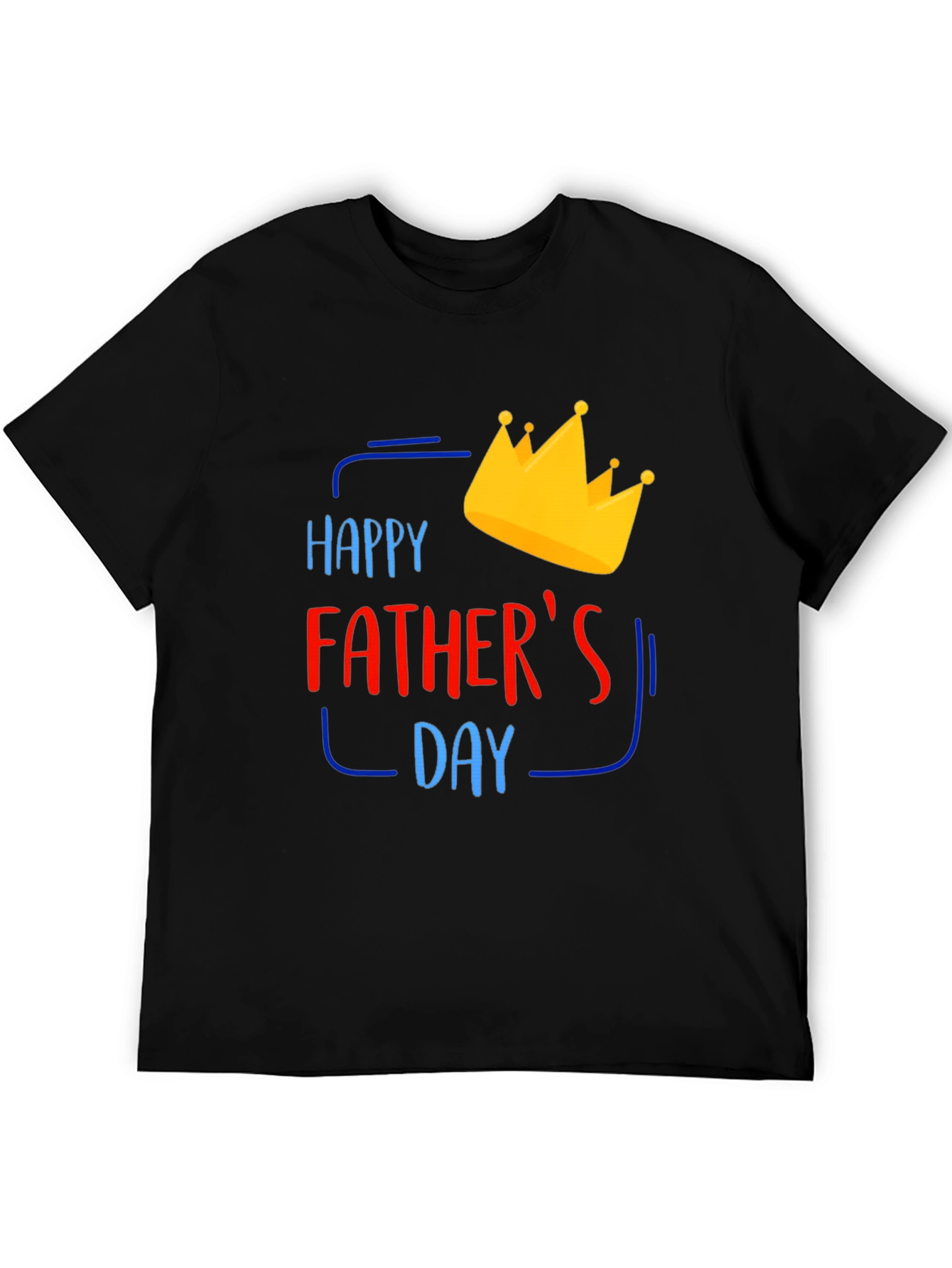 Happy Fathers Day T-Shirt - King Crown Design