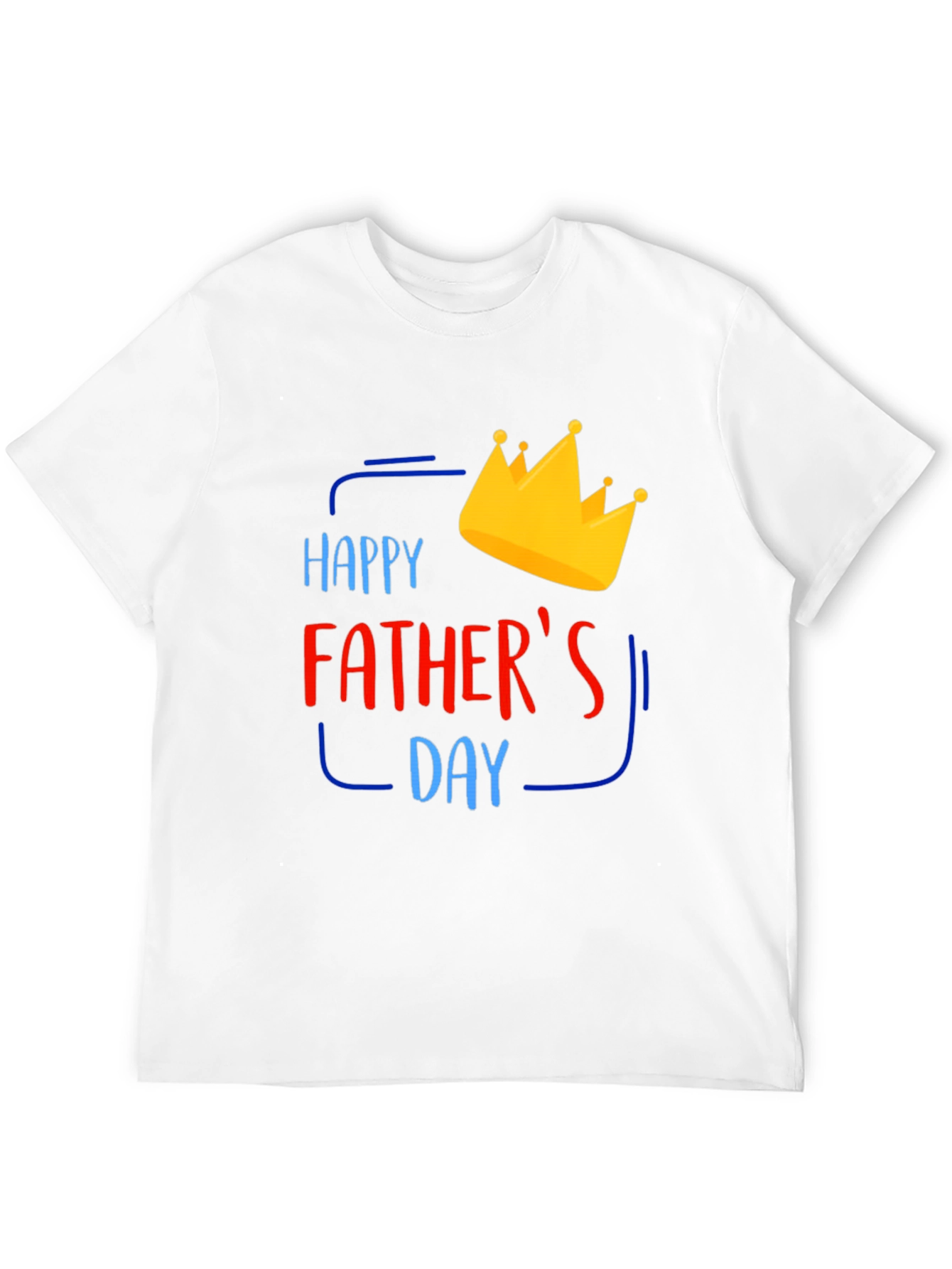 Happy Fathers Day T-Shirt - King Crown Design