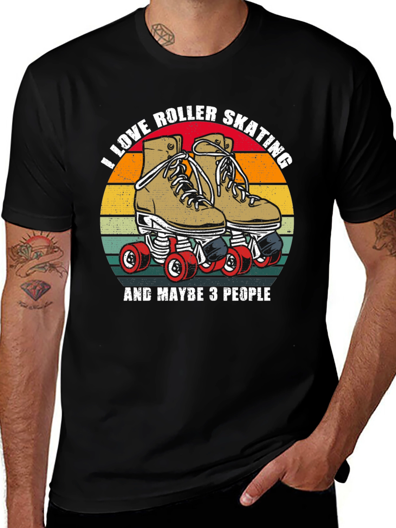 Roller Skating T-Shirt - Retro Design