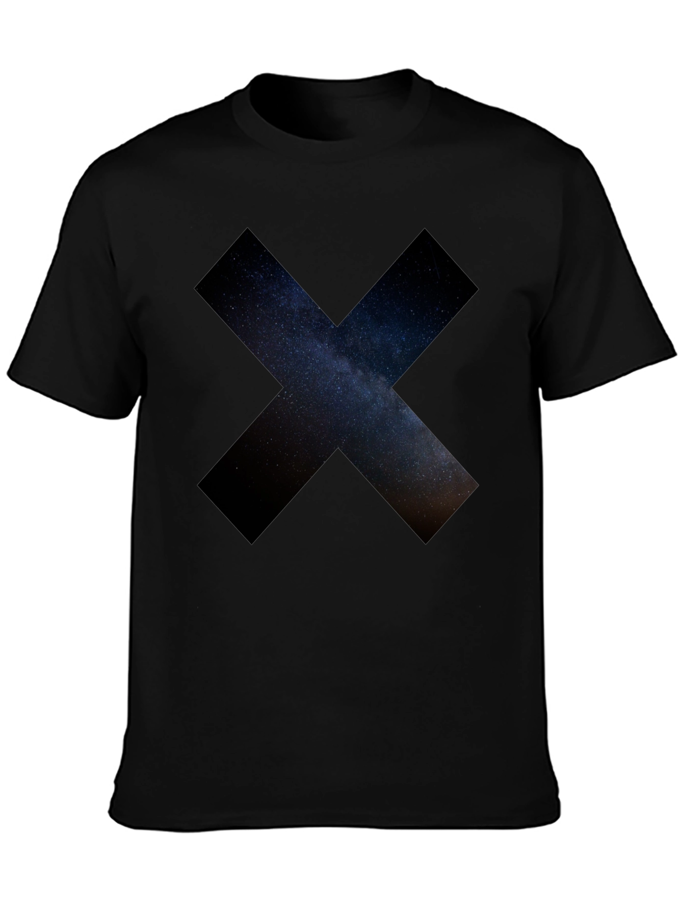 Cosmic X Graphic Black T-Shirt
