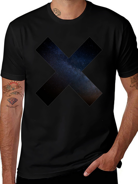 Cosmic X Graphic Black T-Shirt