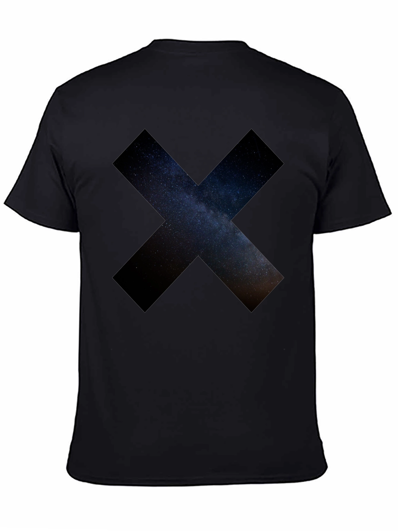 Cosmic X Graphic Black T-Shirt