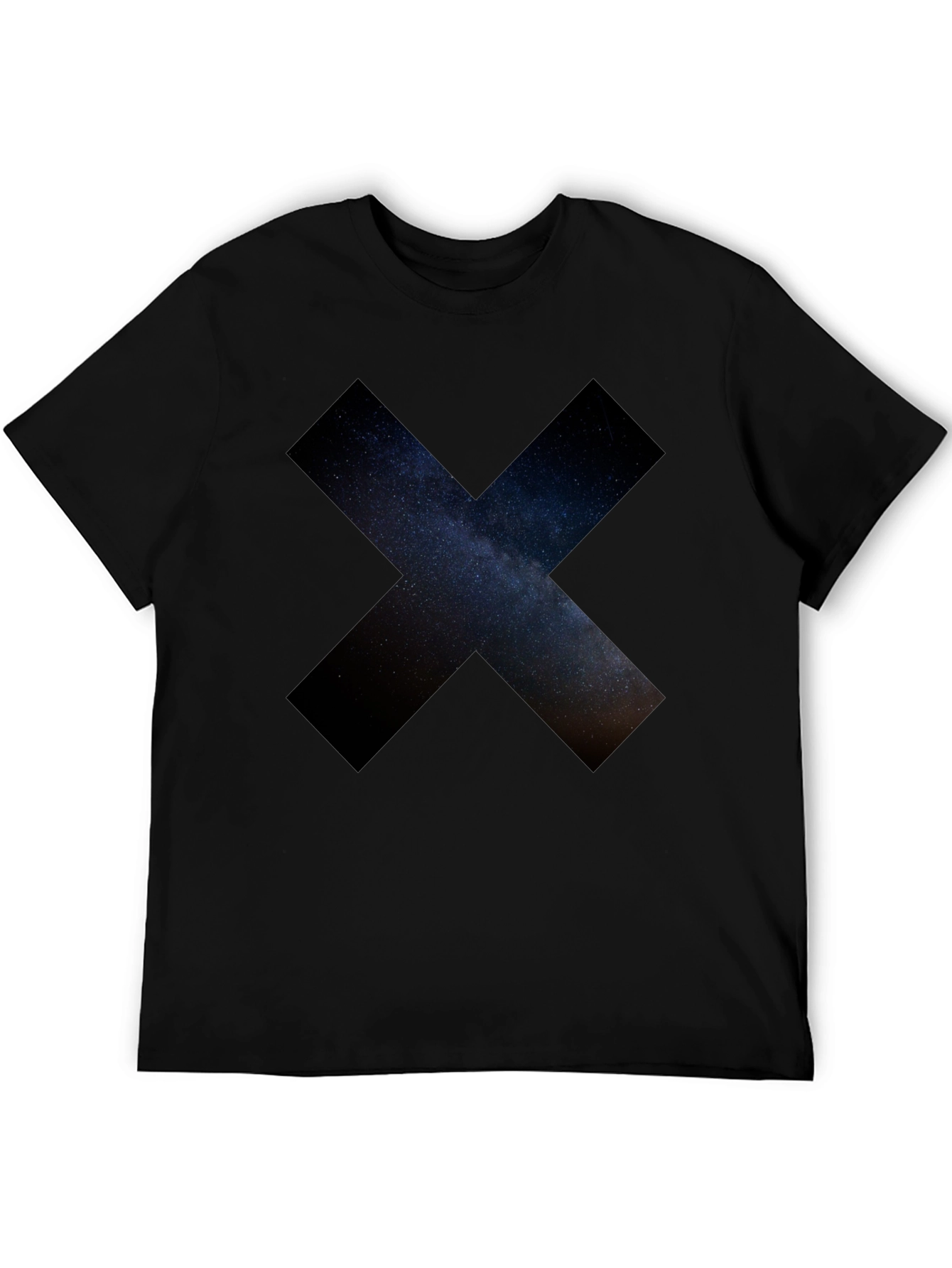 Cosmic X Graphic Black T-Shirt