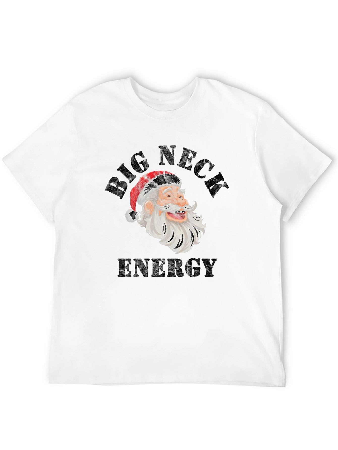 Big Neck Energy Santa Graphic Tee