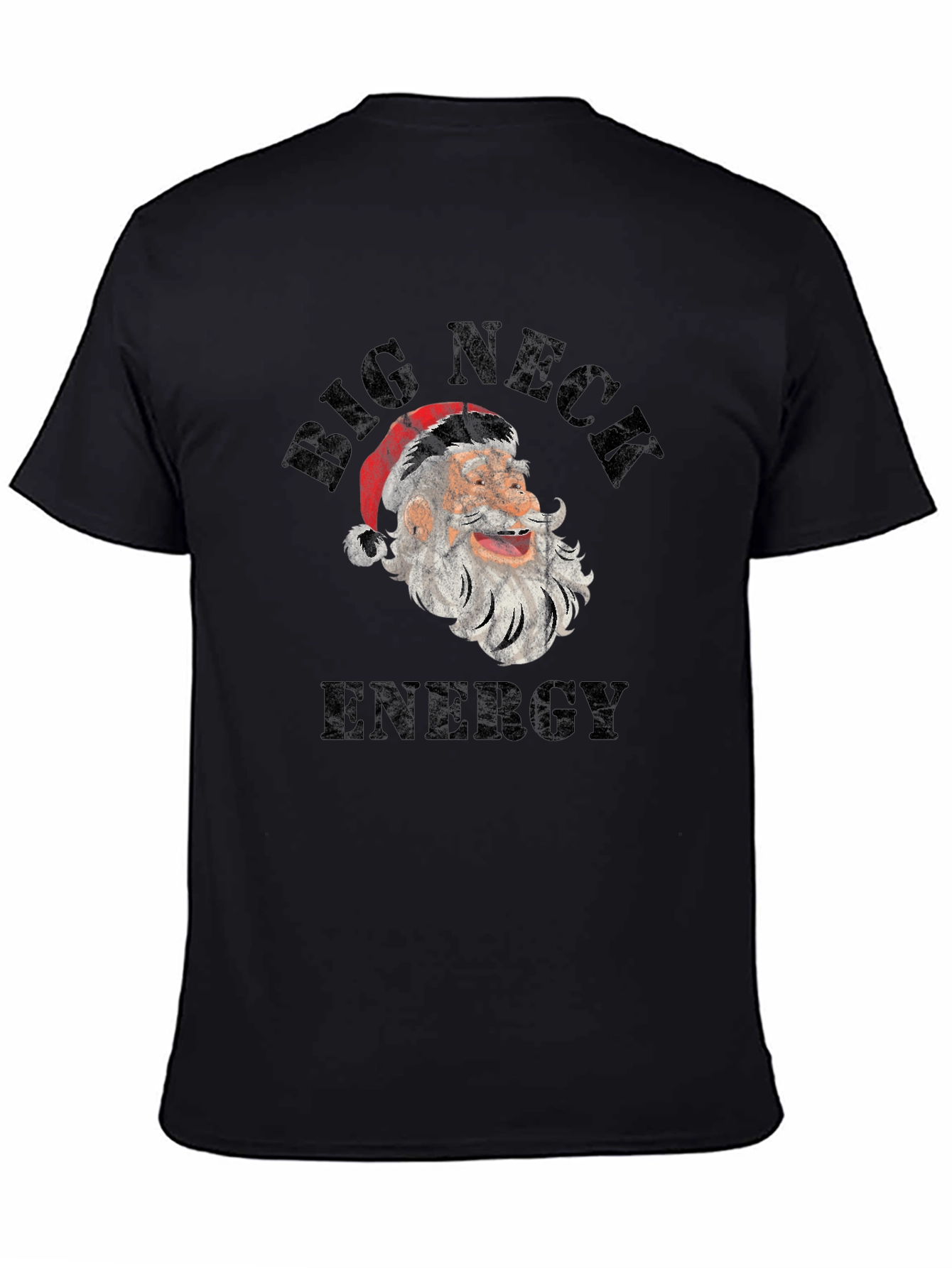 Big Neck Energy Santa Graphic Tee
