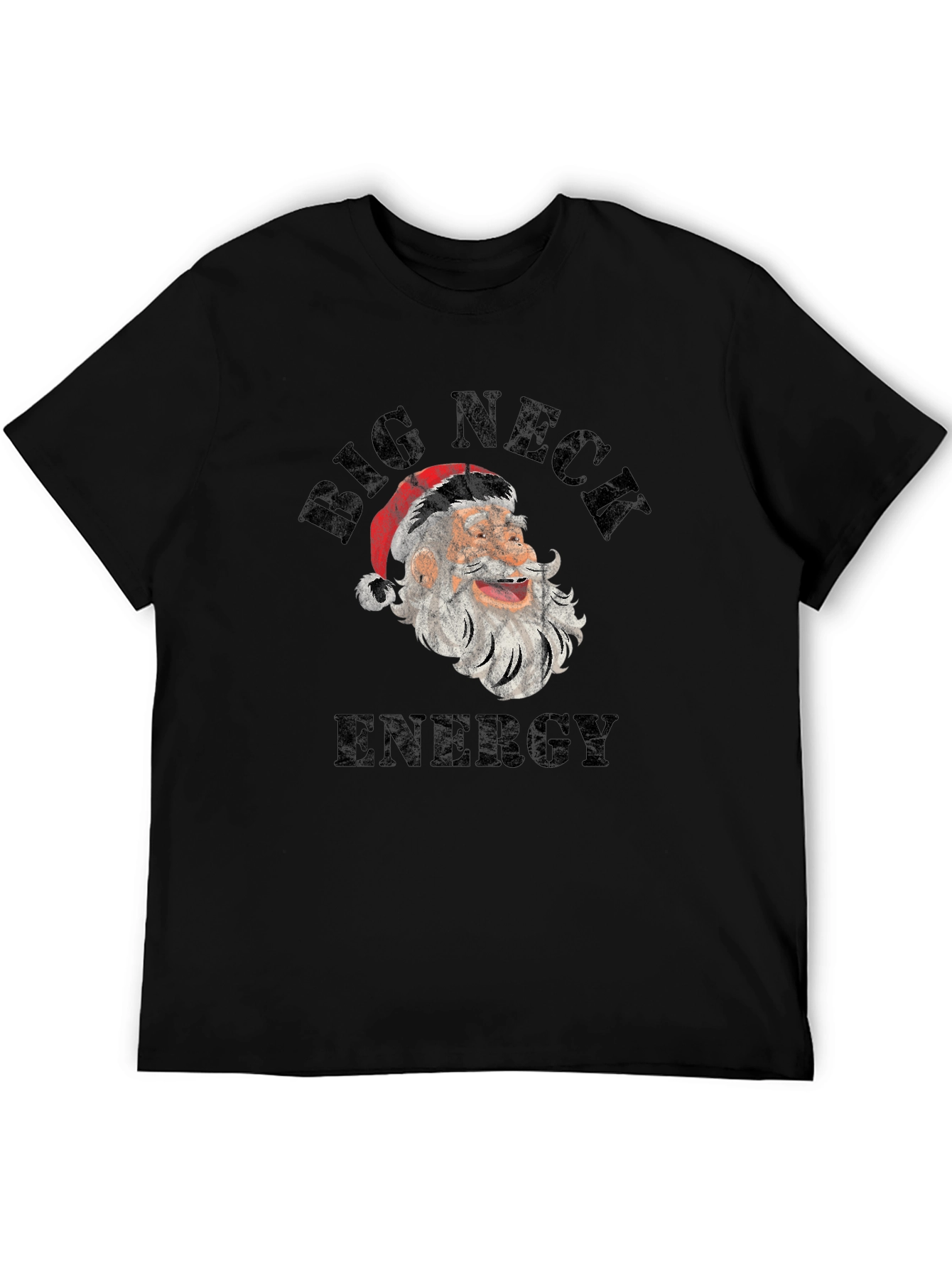 Big Neck Energy Santa Graphic Tee