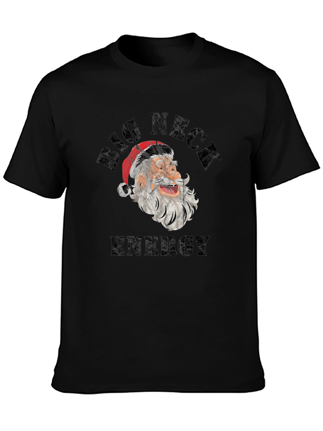 Big Neck Energy Santa Graphic Tee