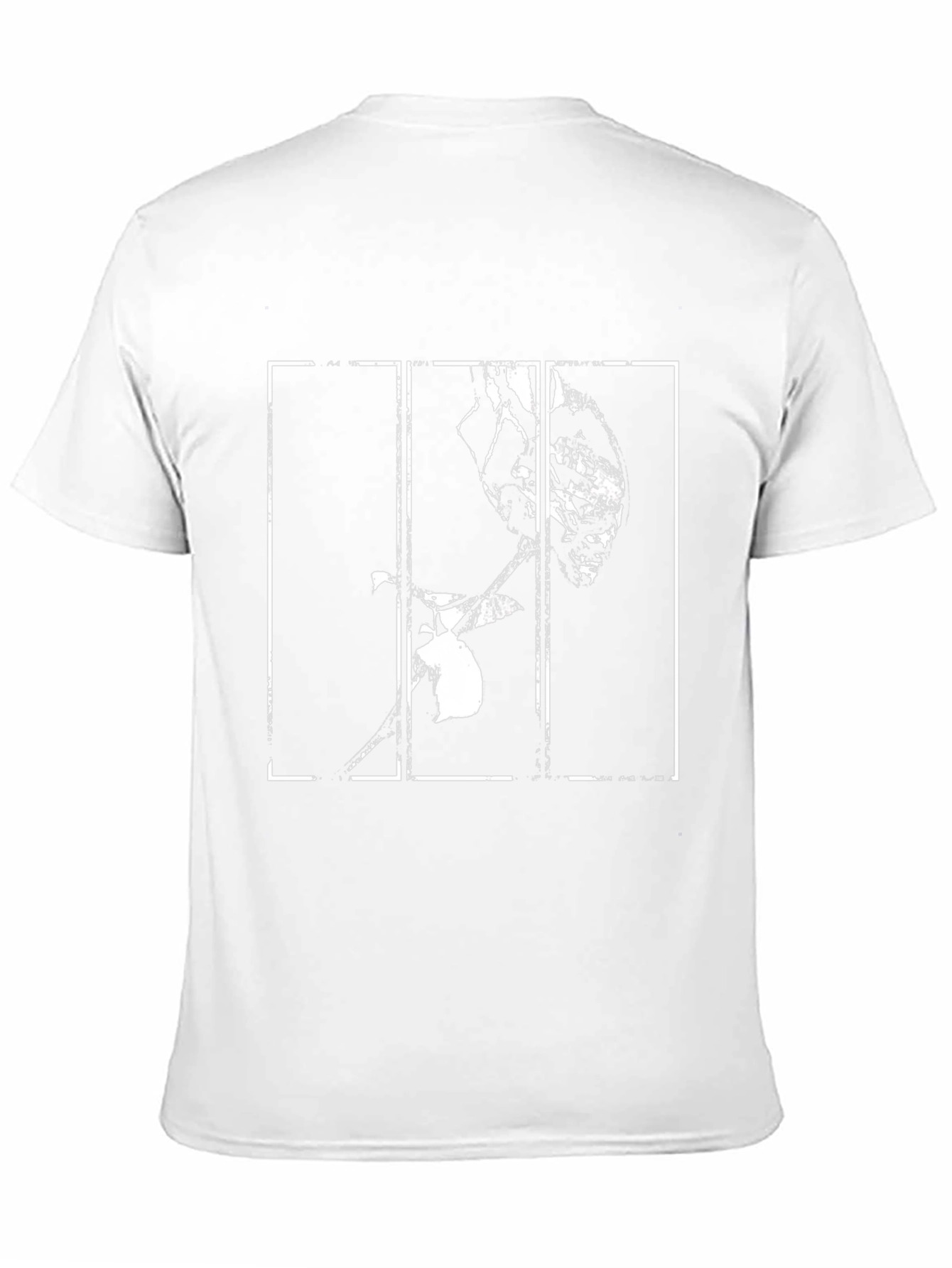 Black Rose Print Graphic T-Shirt