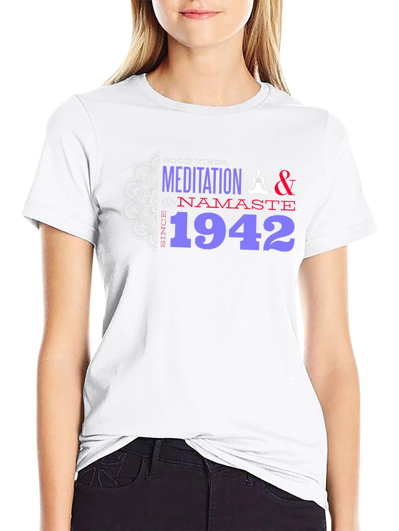 Meditation Namaste Since 1942 T-Shirt
