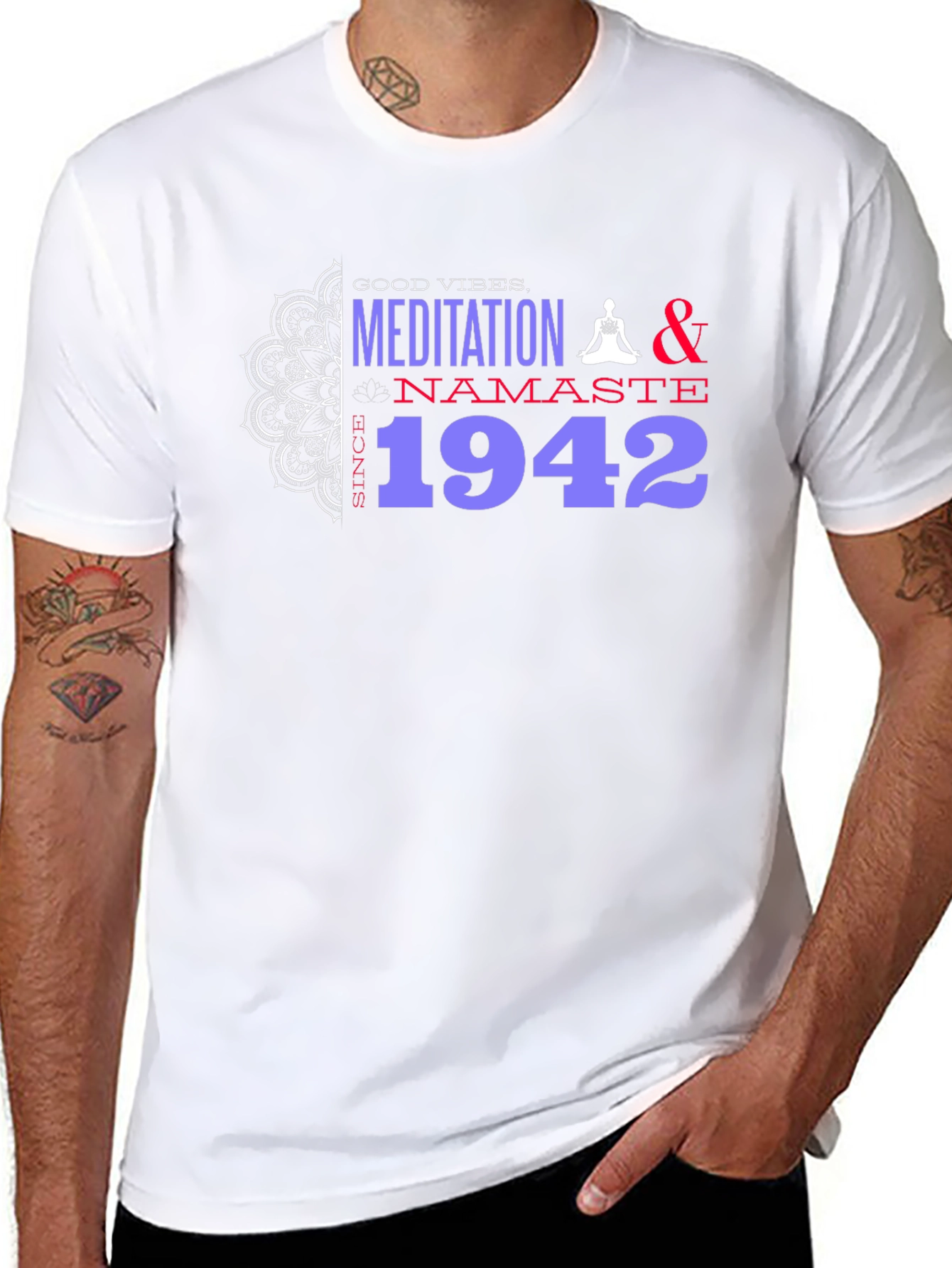 Meditation Namaste Since 1942 T-Shirt