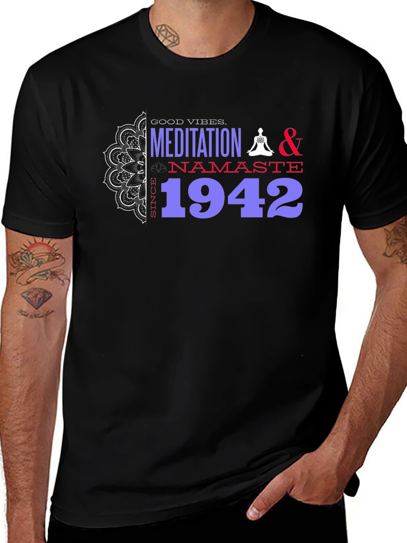 Meditation Namaste Since 1942 T-Shirt