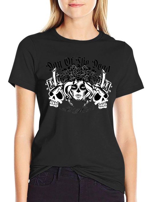Day of the Dead Tattoo Art T-Shirt