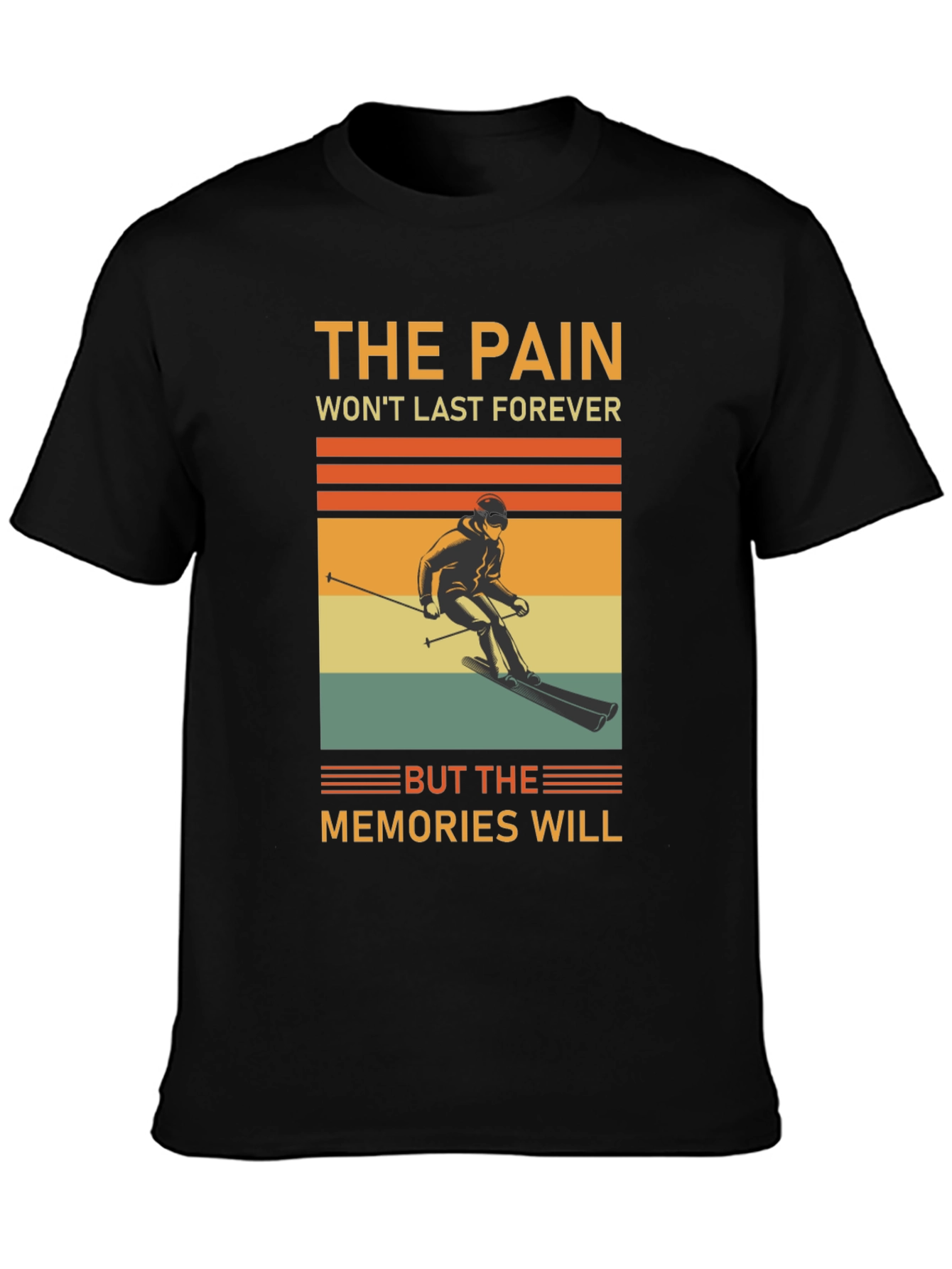 Skiing Memories T-Shirt - Retro Style