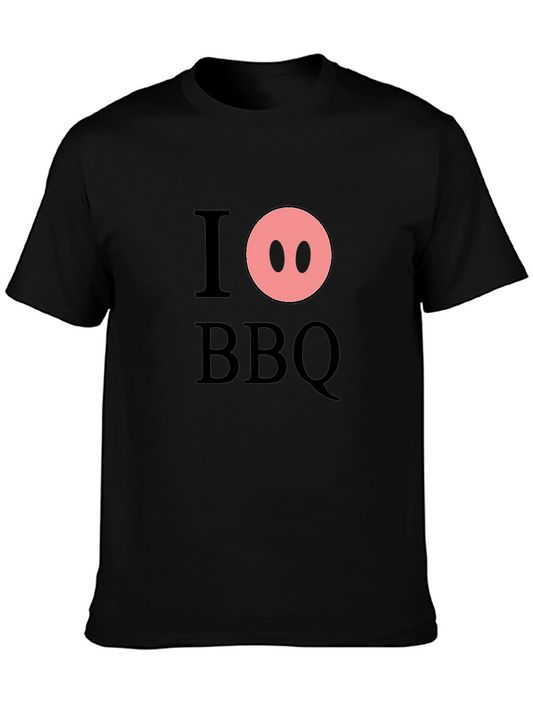 I Pig BBQ Black T-Shirt