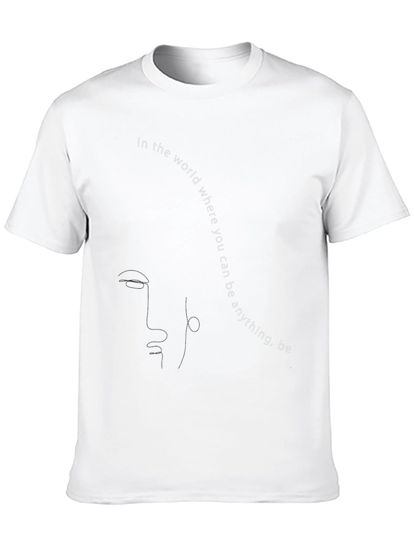 Motivational Slogan Black T-Shirt