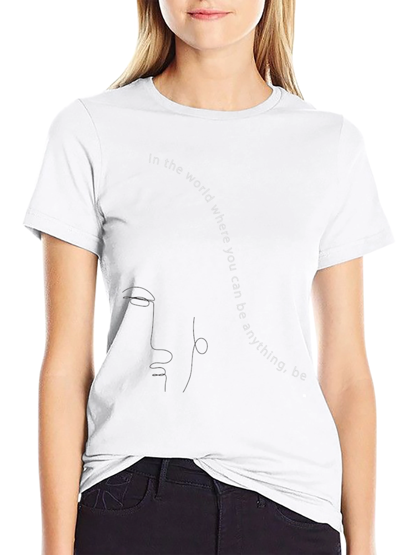 Motivational Slogan Black T-Shirt