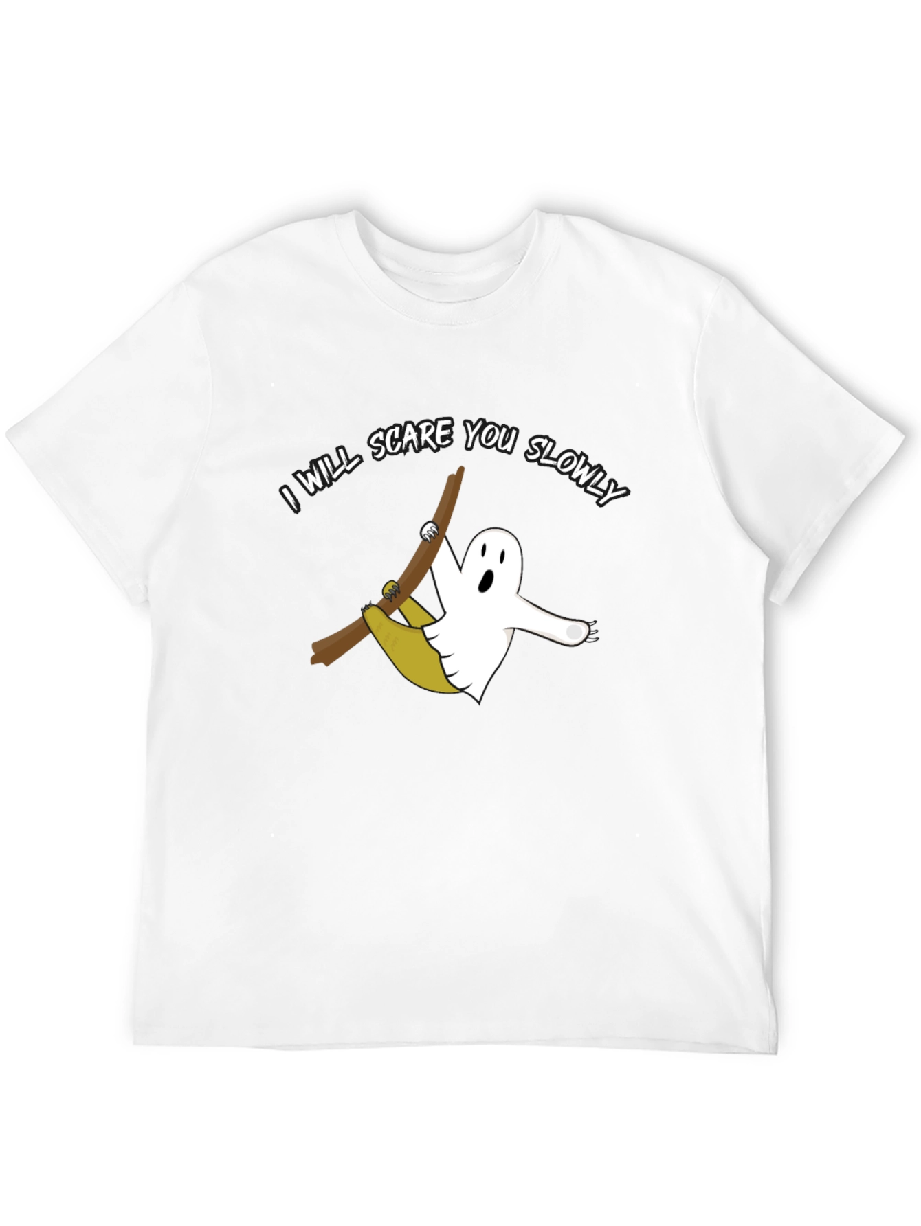 Funny Ghost Sloth Halloween T-Shirt