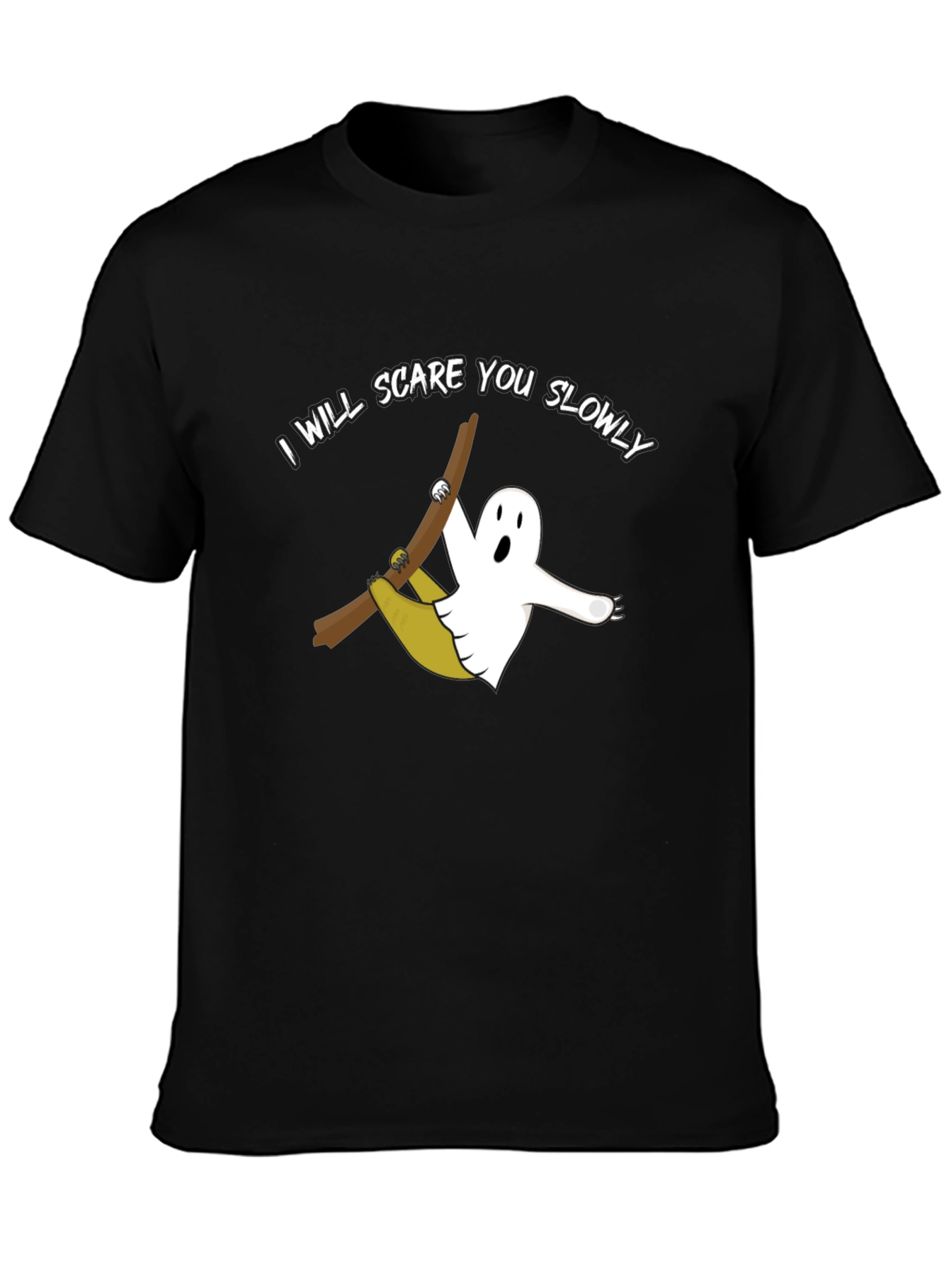 Funny Ghost Sloth Halloween T-Shirt