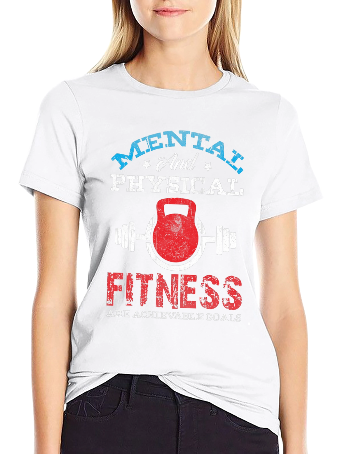 Mental & Physical Fitness Graphic T-Shirt
