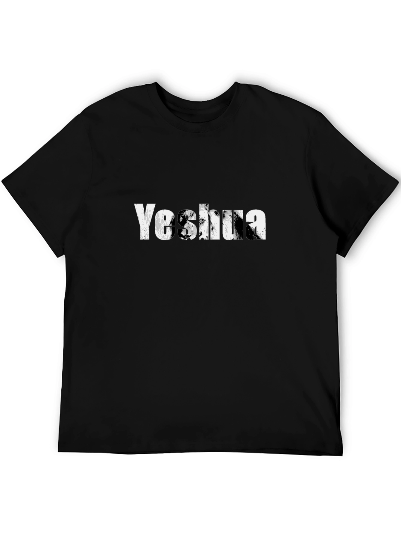 Yeshua Graphic Print Black T-Shirt